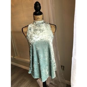 Nordstrom Crushed Velvet Tank - Brand New